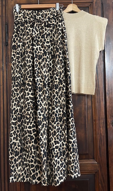 Pantalone stampa animalier